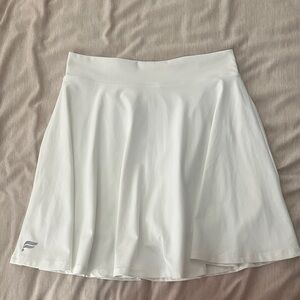 Fabletics White “Flounce” Skater Tennis Skirt